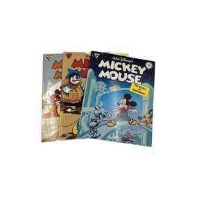 Gladstone Walt Disney Comic Album Series Book Lot Of 3 Mickey Mouse